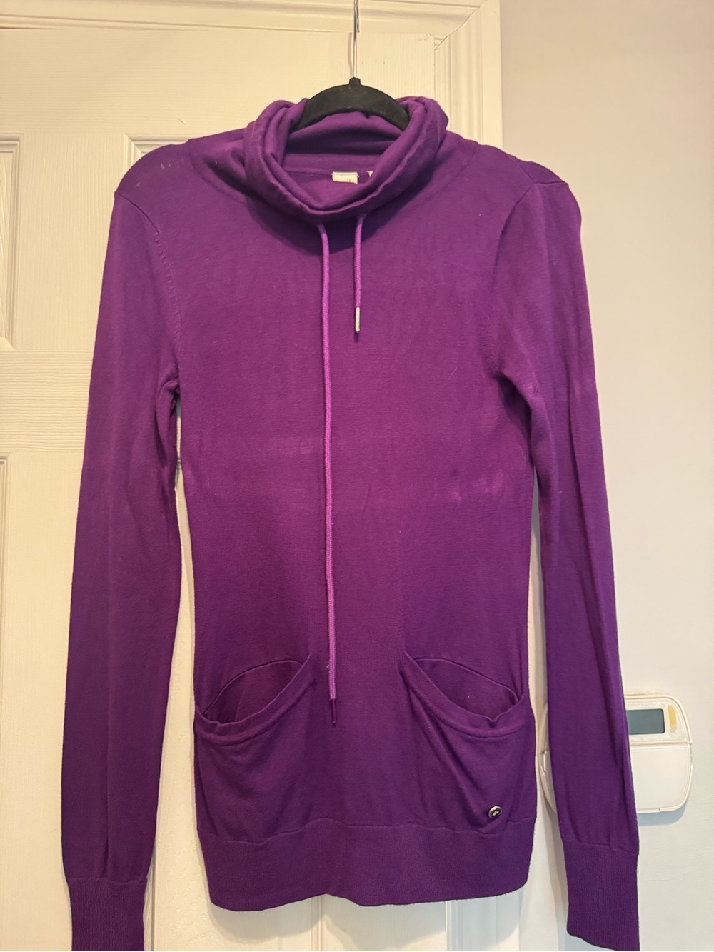 twik Simons Purple Cowl Neck Pullover